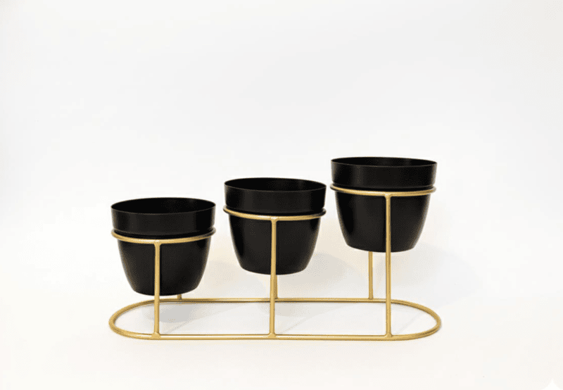 Desk Metal Pot Planters with Stand 1080-A