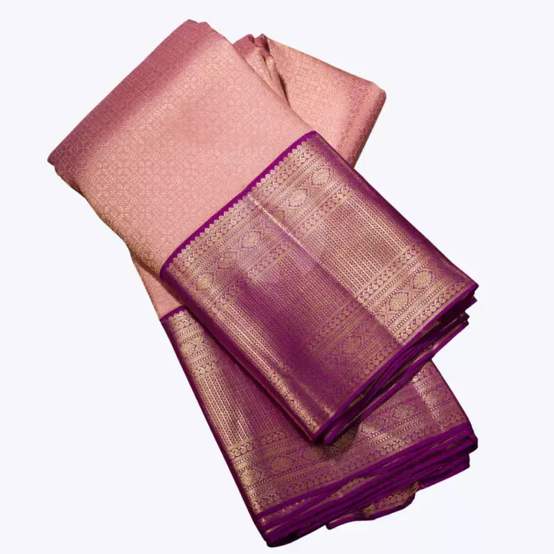 Pink Kanjeevaram Silk Saree