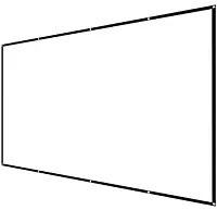 Eurros 110" Cinema White 4K 1cm Edge Frame Screen