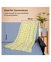 Luvlap - Muslin swaddle Dots Hearts Multicolour
