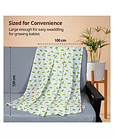 Luvlap muslin swaddle Pineapple leaves Multicolour