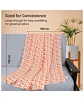 Luvlap Muslin Swaddle Fish Cage Multicolour