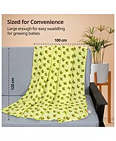 Luvlap - Muslin Swaddle Rainbow Fish Boat White PO3