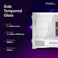 Frontech CHANCE FT-4335 Mid-Tower Gaming Case RGB