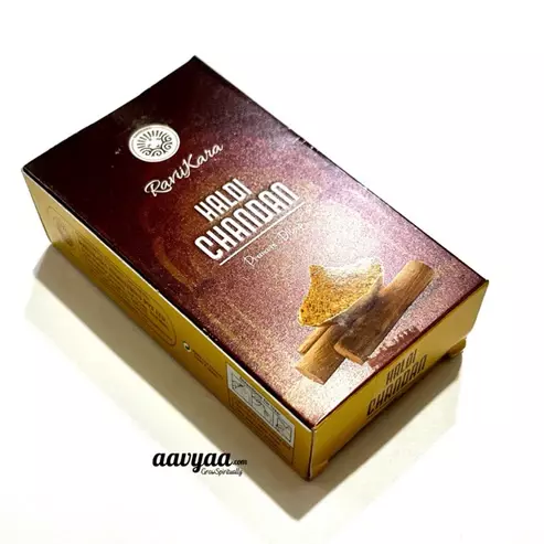 Raviikara HALDI CHANDAN Premium Wet Dhoop (10 Sticks)
