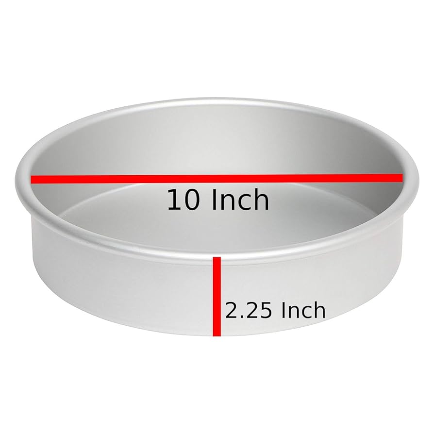 10X2.5 inch ROUND ALUMINIUM TIN