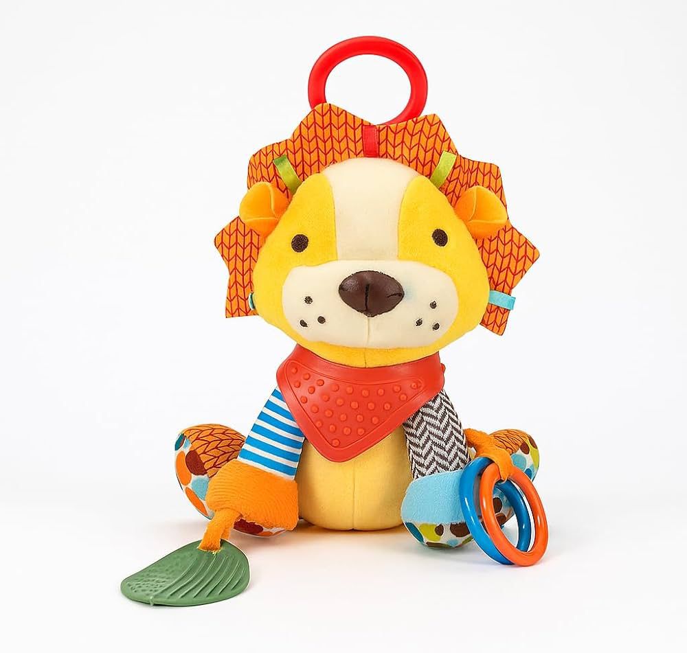 Cozy Lion Multi-Sensory Activity Teething Toy & Rattle Cozy Lion Multi-Sensory Activity Teething Toy & Rattle