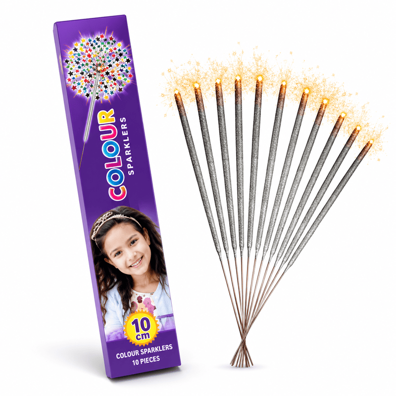 10CM - Colour Sparklers