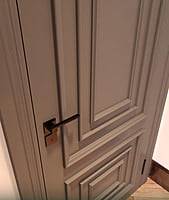 Modern Sophistication 3D HDHMR Moulding Door in Taupe