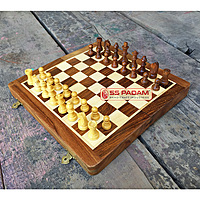 Wooden Magnetic Foldable Chess Set