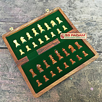 Wooden Magnetic Foldable Chess Set