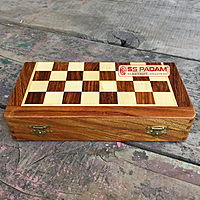 Wooden Magnetic Foldable Chess Set