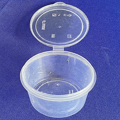 Disposable plastic cups with lids pack of 10