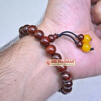12mm Red Sandalwood (Lal Chandan) Bracelet