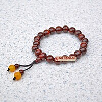 12mm Red Sandalwood (Lal Chandan) Bracelet