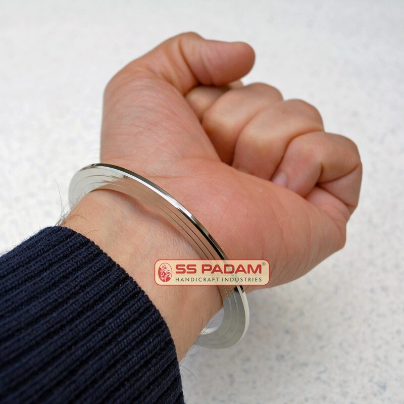 10mm Stainless Steel Chakri Punjabi Kada
