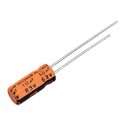 10uF 63V Electrolytic Capacitor - 5x11 mm Keltron