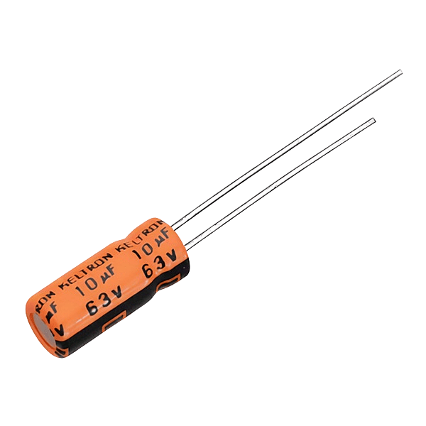 10uF 63V Electrolytic Capacitor - 5x11 mm Keltron