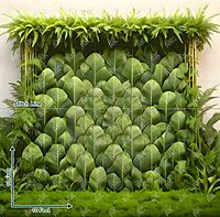 Banana Leaf Wall - MD