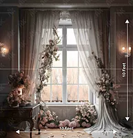 Classic White Curtain (PRE-ORDER)