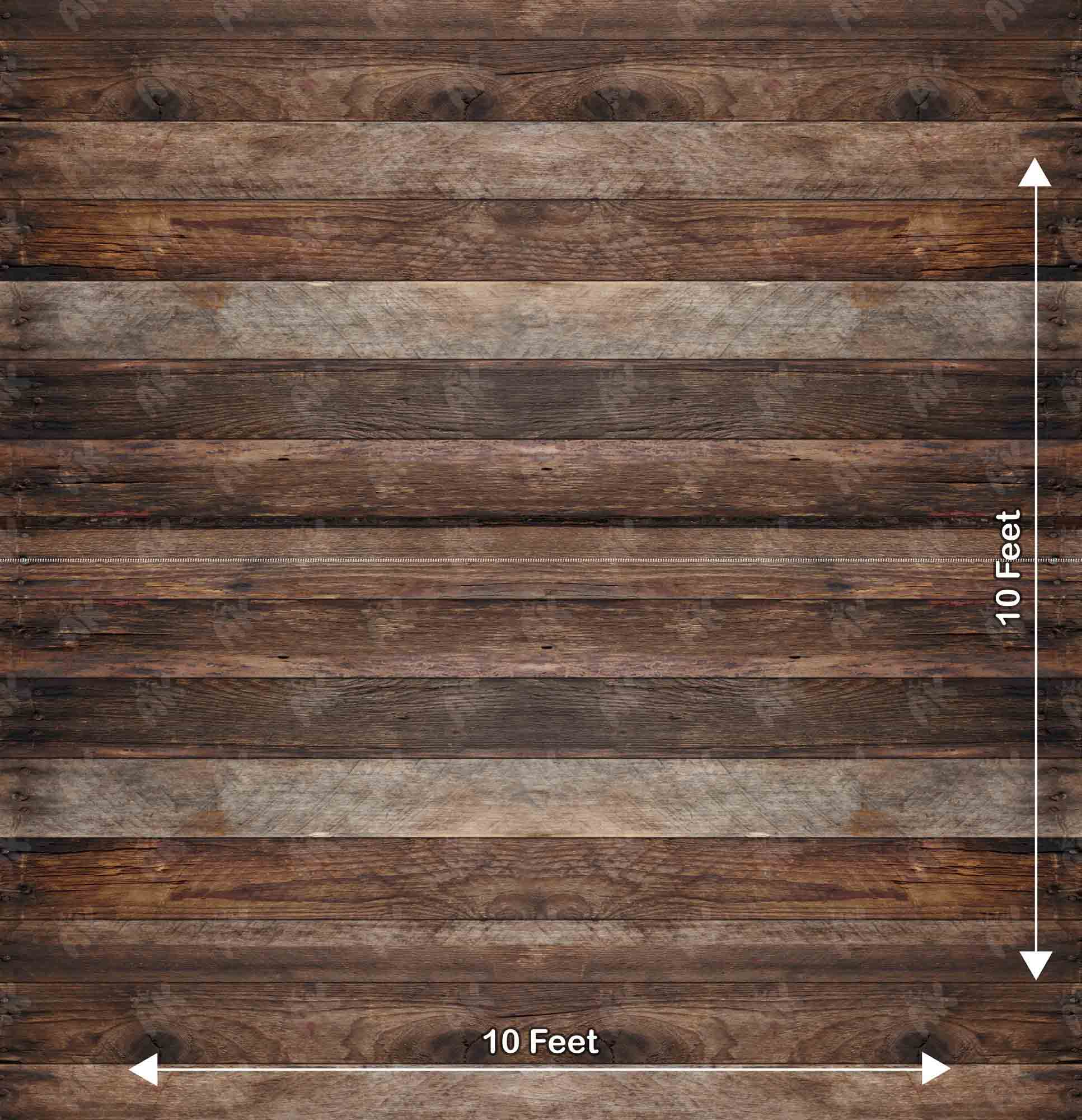 Country Wood Planks - 10x10