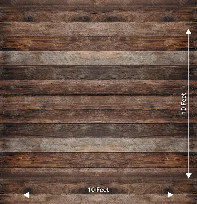 Country Wood Planks - 10x10
