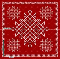 Crimson Kolam