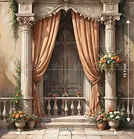 Peachy Balcony View (PRE-ORDER)
