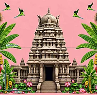 Pink Temple Garden