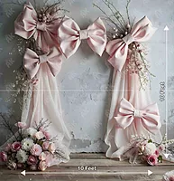 Pinky Bow Wall 10x10