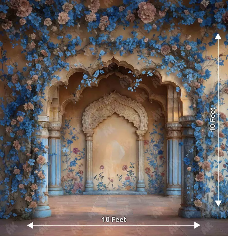 Royal Blue Archway - 10x10 Feet
