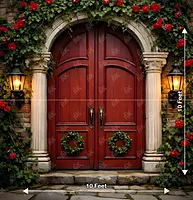 Royal Red Doorway Portrait PRE-ORDER