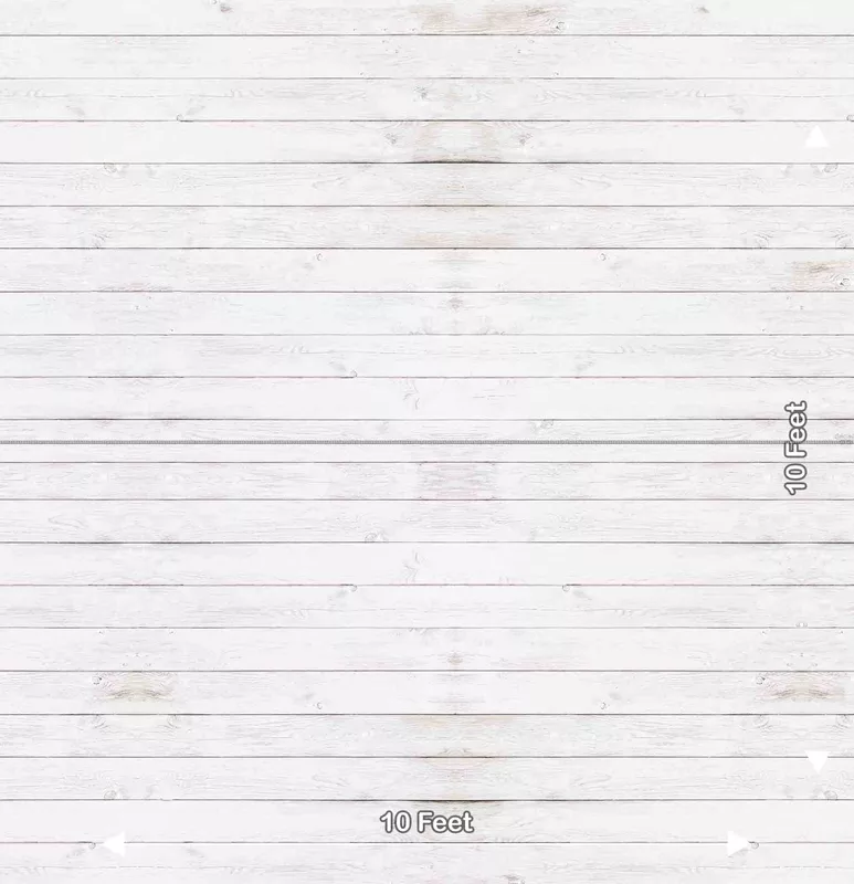Rustic White Wood Planks 10x10