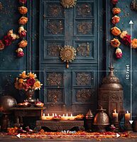 Temple Diya Portrait (PRE-ORDER)