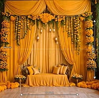 Yellow Haldi Decor - MD