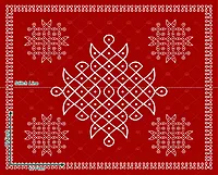 Crimson Kolam