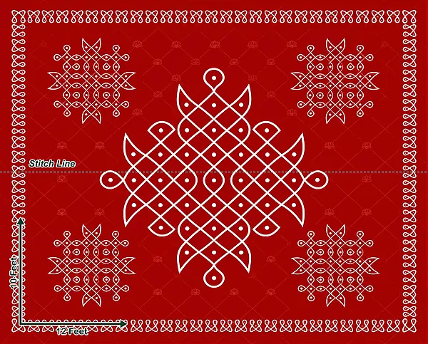 Crimson Kolam