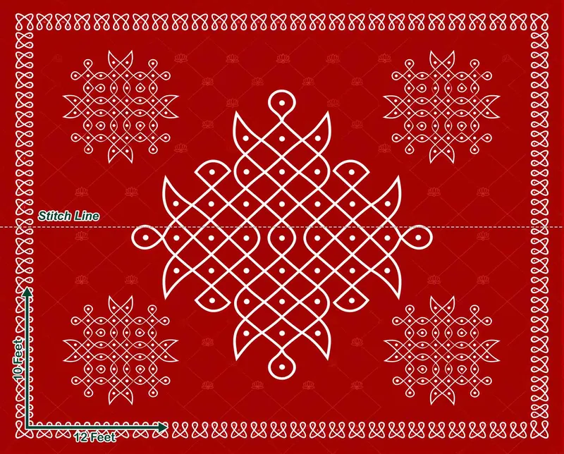 Crimson Kolam