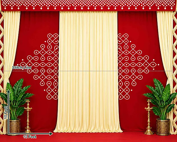 Regal Red Kolam