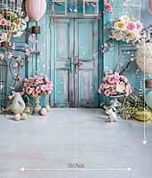 Blue Floral Yard (PRE-ORDER)