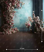 Cyan Floral (PRE-ORDER)