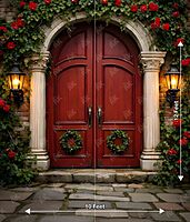 Royal Red Doorway Portrait PRE-ORDER