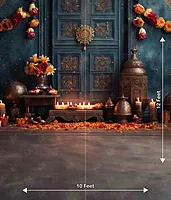 Temple Diya Portrait (PRE-ORDER)