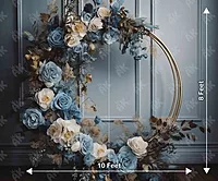 Blue Floral Ring (PRE-ORDER)