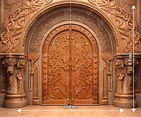 Golden Palace Door Portrait (PRE-ORDER)