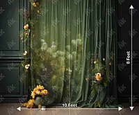 Green Drape Floral (PRE-ORDER)