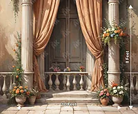 Peachy Balcony View (PRE-ORDER)