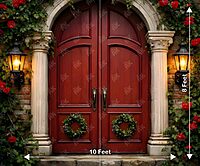 Royal Red Doorway Portrait PRE-ORDER