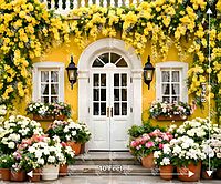 Sunshine Garden Door Portrait PRE-ORDER