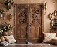 Cozy Wooden Doorway (PRE-ORDER)